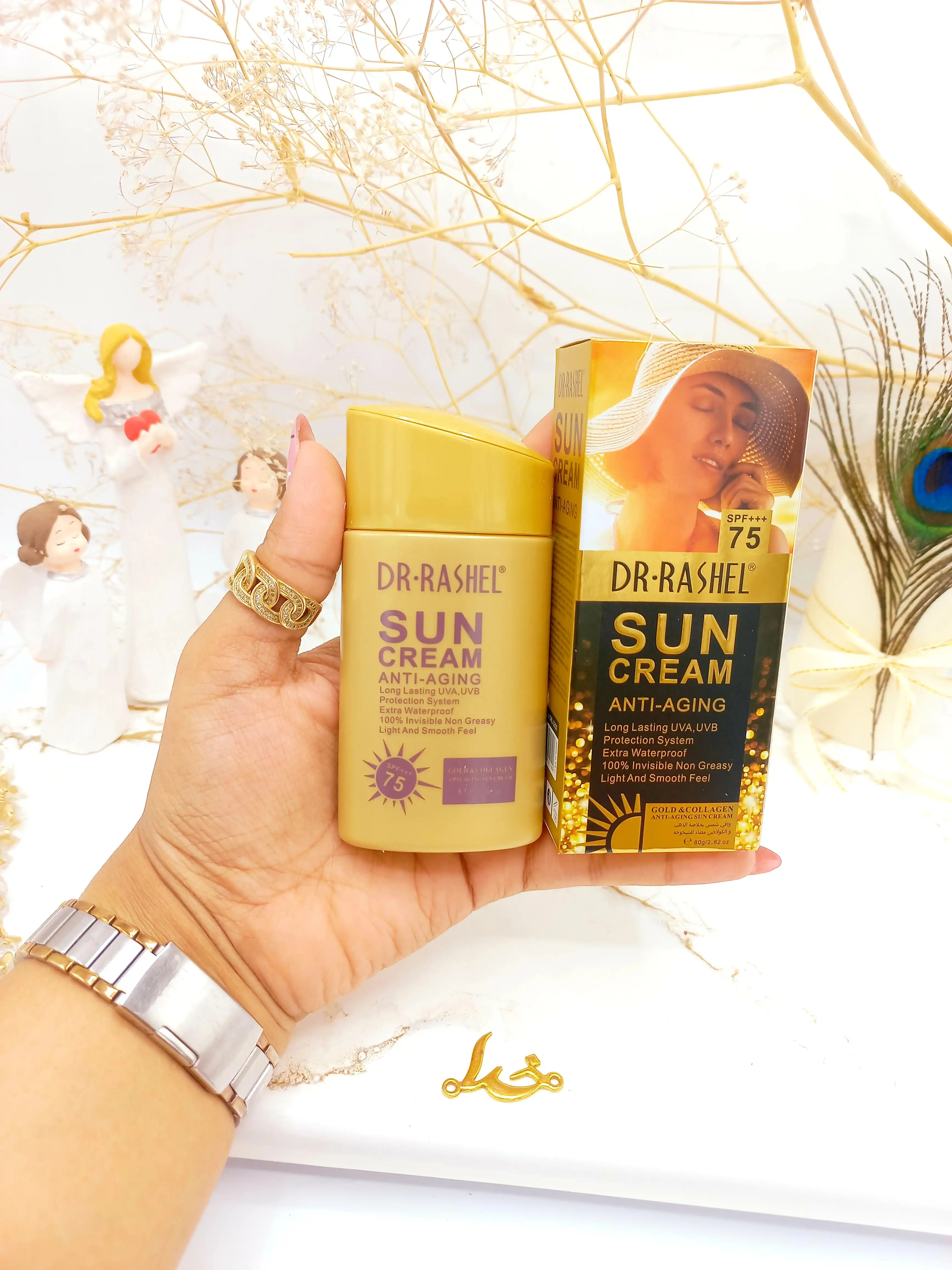 ضدآفتاب 75 درصد بی رنگ دکتر راشل dr RASHEl کد DRL1310