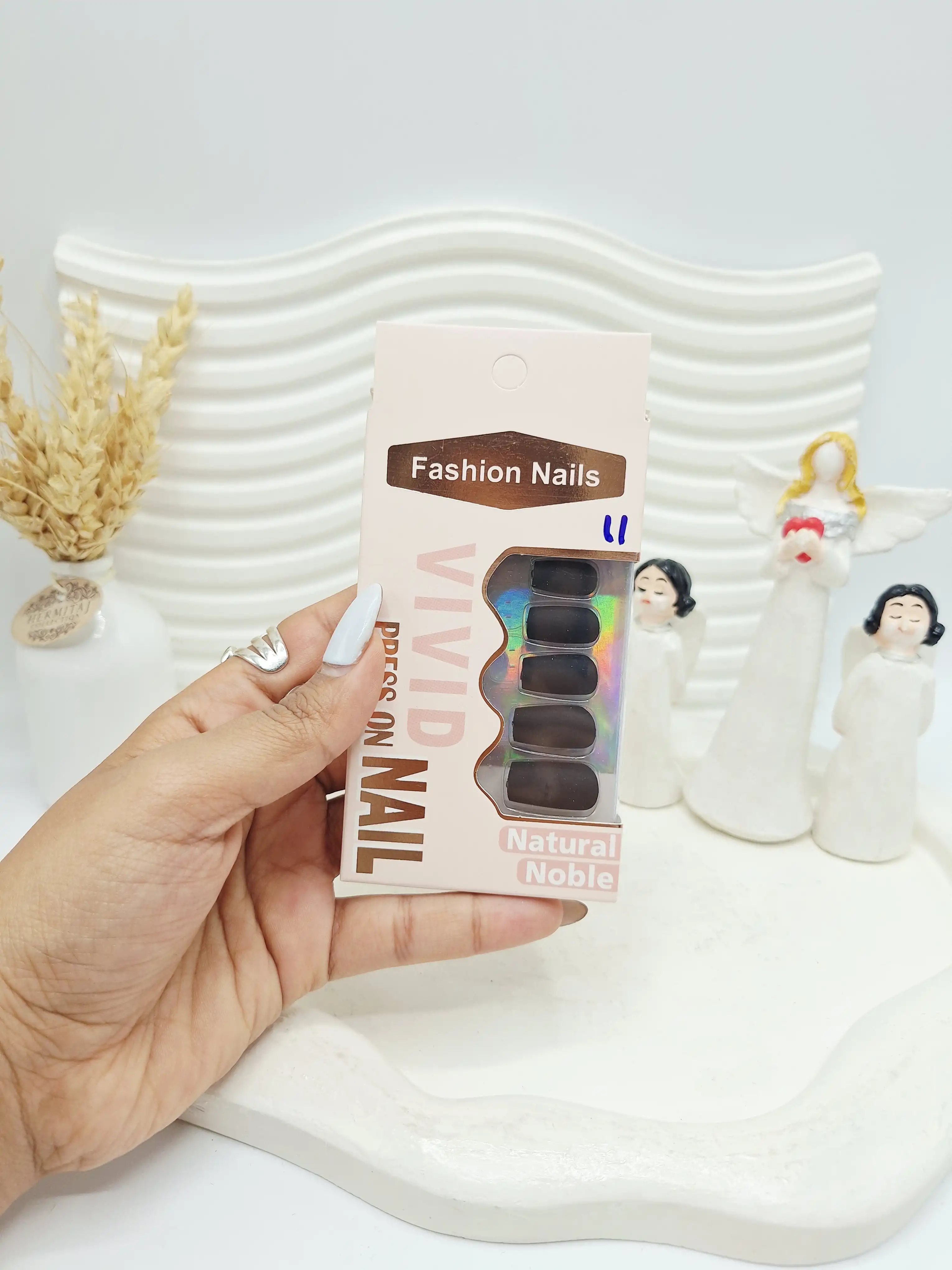 پک ناخن مصنوعی مات جلد کرمی کد 9911